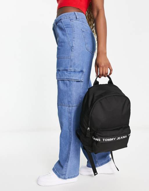 Tommy jeans logo tape sling bag sale