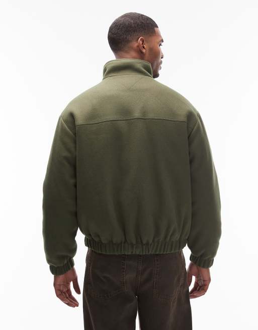 Tommy Jeans – Essential – Zielona wełniana ocieplana kurtka, 3 z 5
