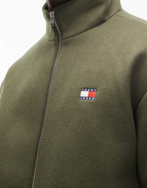 Tommy Jeans – Essential – Zielona wełniana ocieplana kurtka, 5 z 5