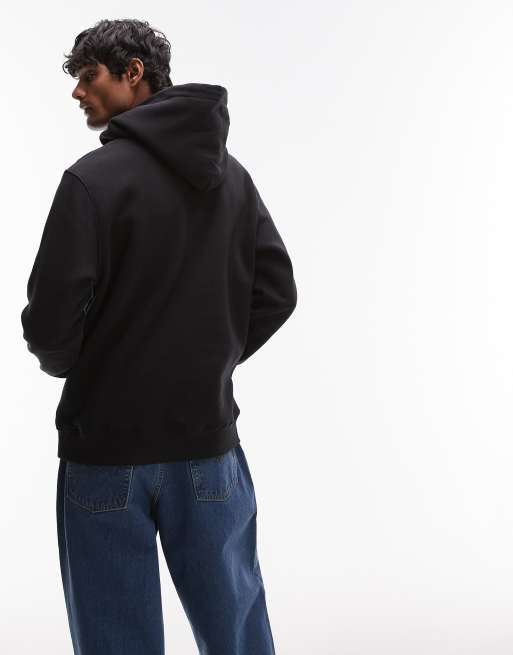 Tommy Jeans - Essentials - Hoodie met vlag in zwart, 2 van 4