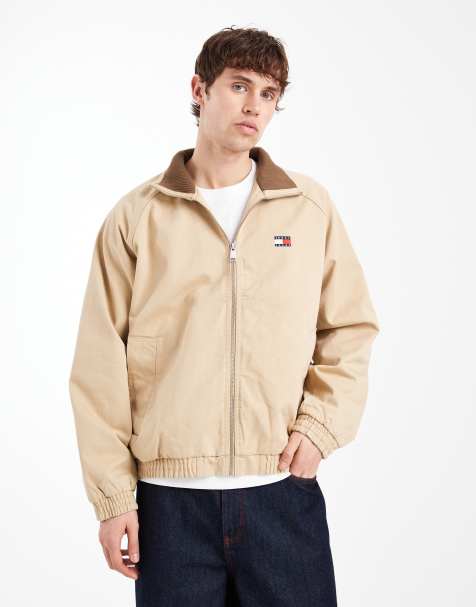 Tommy Jeans - Essentials - Hoogsluitend jack in beige - view 1