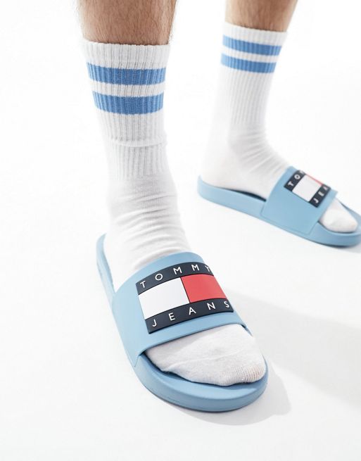 Tommy Jeans - Essentials - Slippers in blauw
