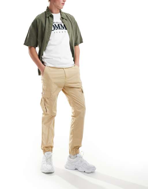 Tommy Jeans - Ethan - Cargobroek in beige