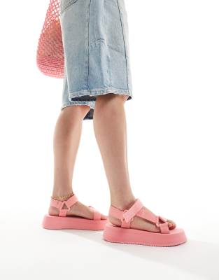 Tommy Jeans - Eva - Sandalen in Rosa