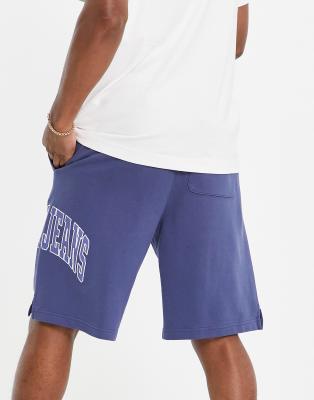 white cotton sweat shorts