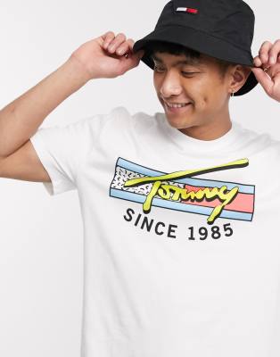 tommy jeans t shirt neon