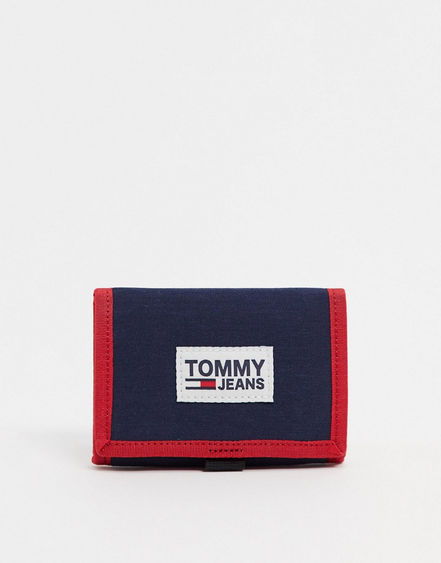 Tommy Jeans - Explorer - Driedubbelgevouwen portemonnee-Marineblauw