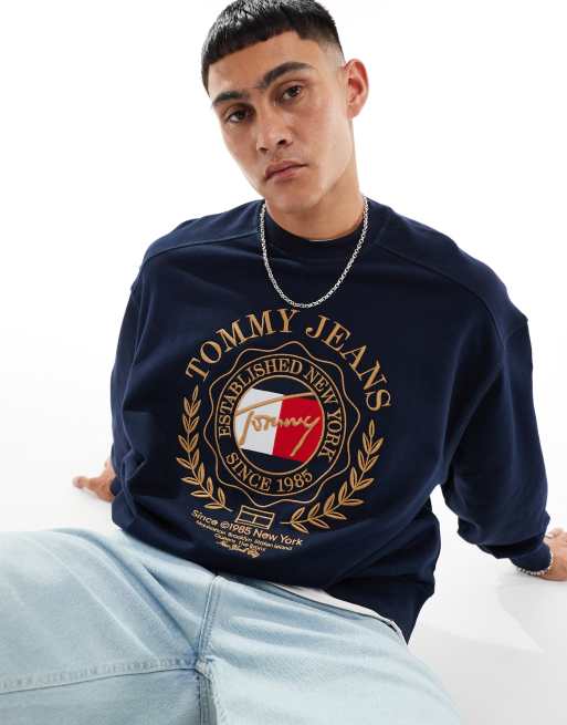 Asos tommy jeans sweatshirt hotsell