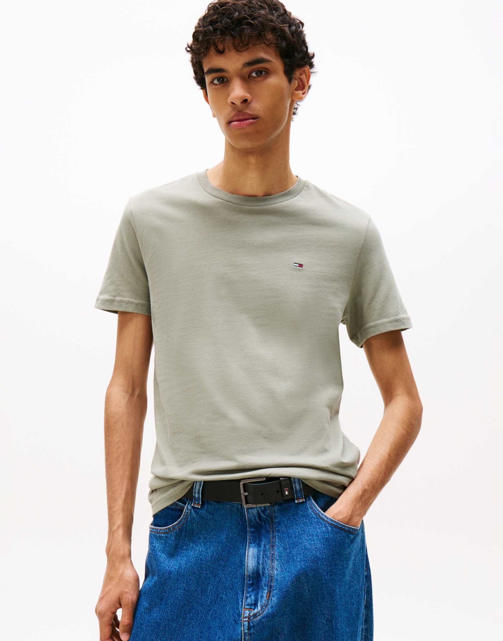 Футболки Tommy Jeans extra slim из 2-х упаковок, темно-серые/белые