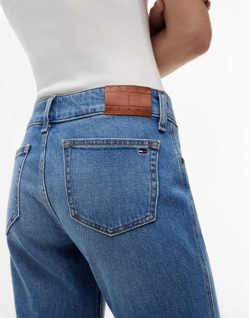 Tommy Jeans Faded low rise bootcut jeans in blue, 3 of 6