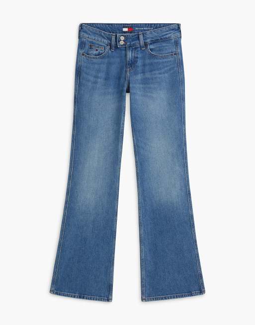 Tommy Jeans Faded low rise bootcut jeans in blue, 5 of 6