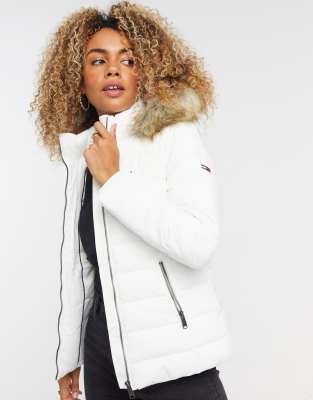 tommy jeans fur jacket