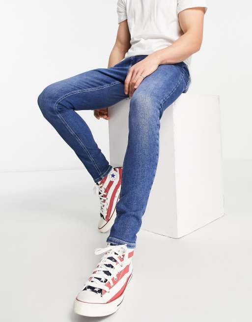 ASOS Super Skinny Jeans in Red for Men