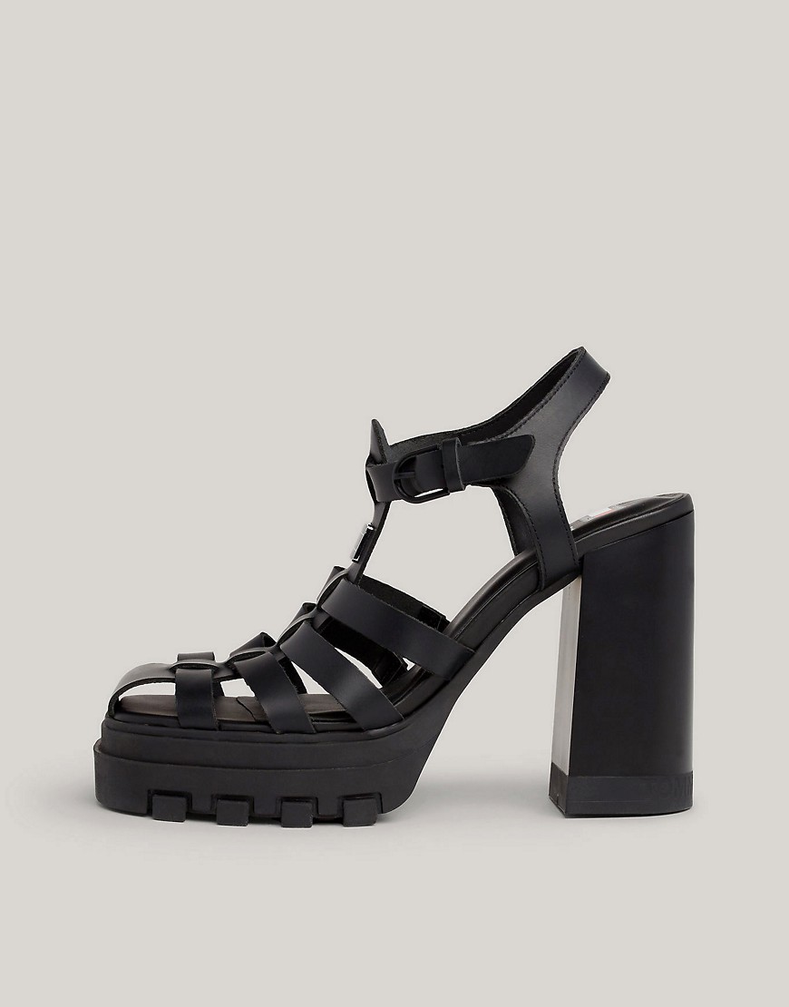 Tommy Jeans Fisherman Sandals in Black