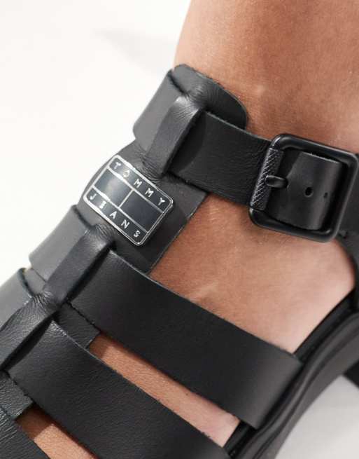 Tommy Jeans Fisherman Sandals in Black | ASOS