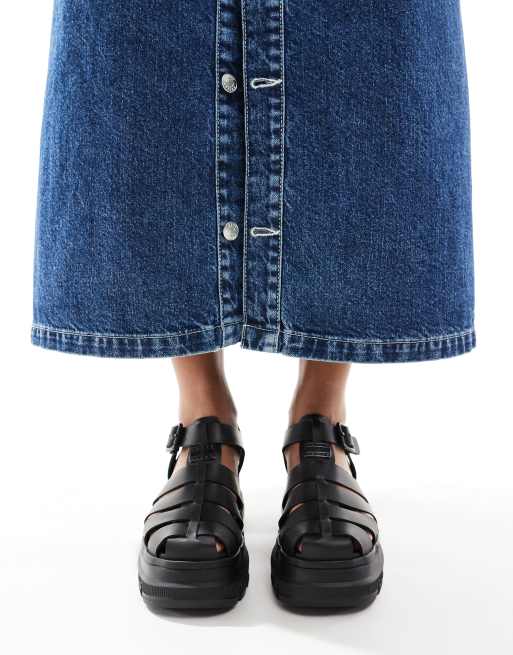   JEANS★FISHERMAN SANDALS★BLACK Tommy Jeans Tommy Jeans fisherman sandals in black - Sandals
