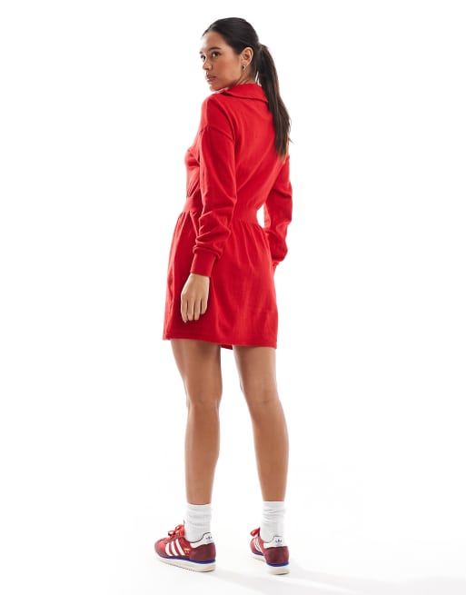 fit and flare jumper dress Green Cable Knit Fit & Acrylic Wool Jumper Dress for Women