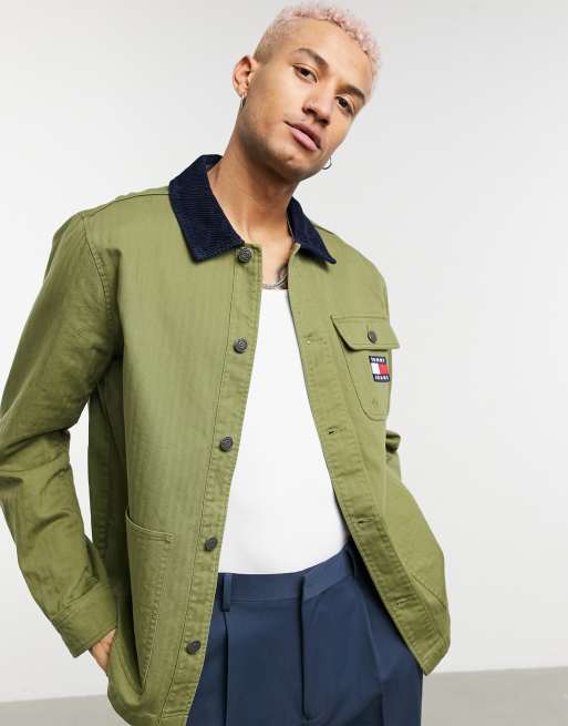 Green clearance workers jacket