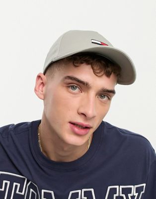 Tommy Jeans flag cap in light green
