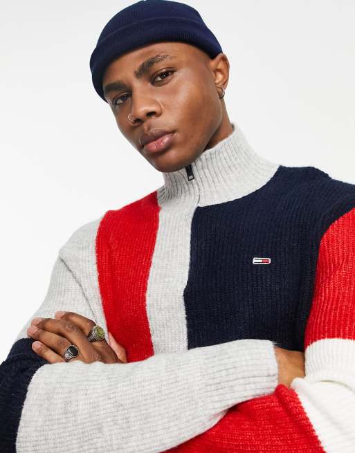 Tommy color outlet block sweater