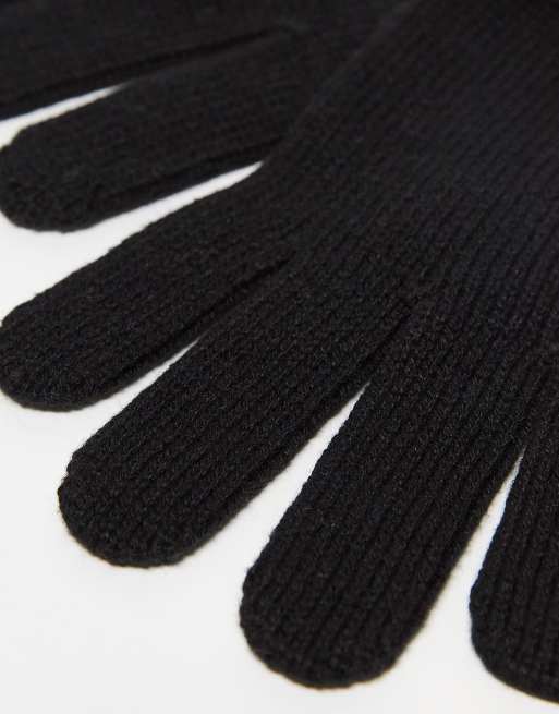 Tommy Jeans flag gloves in black, 3 of 4