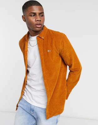 tommy jeans corduroy shirt