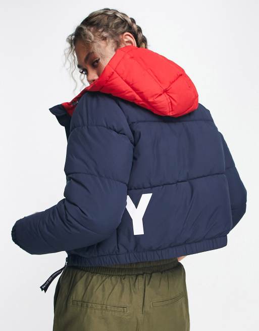 Tommy hilfiger puffer hot sale jacket urban outfitters