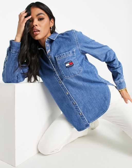 Tommy hilfiger shop denim shirt