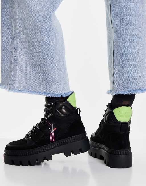 Hiking tommy jeans on sale boots