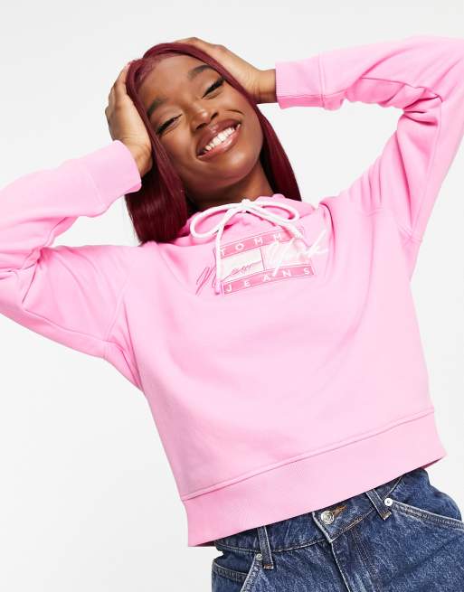 Tommy 2025 hoodie pink