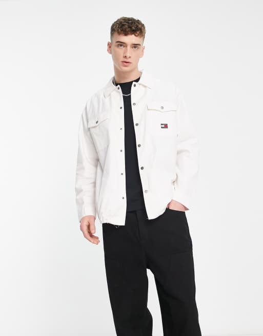 Off white jean on sale shirt