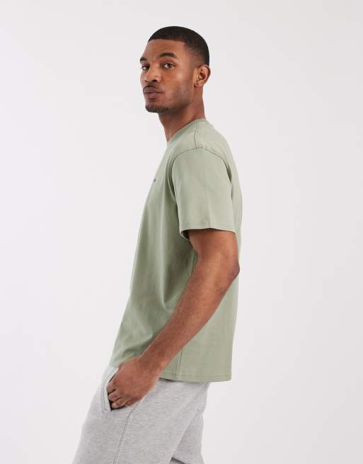 Tommy Jeans flag logo relaxed fit t-shirt in khaki, 2 of 5