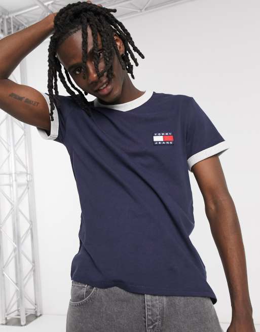 Tommy jeans ringer t on sale shirt