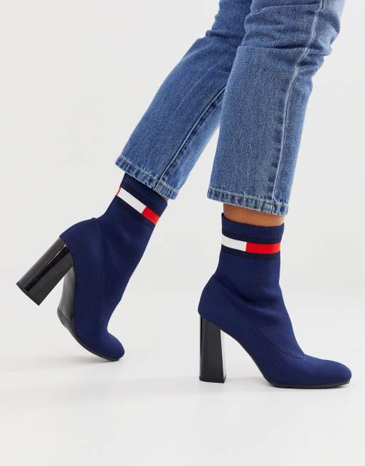 Tommy jeans on sale sock boot