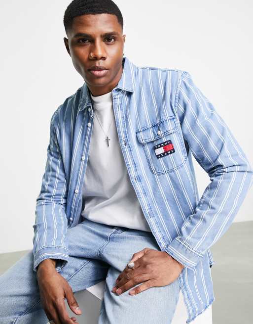 Hilfiger hot sale denim shirt