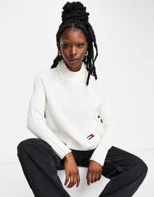 Tommy jeans logo store turtleneck sweater