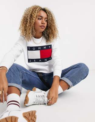 tommy jeans jumper white