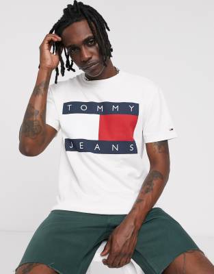 tommy jeans flag shirt