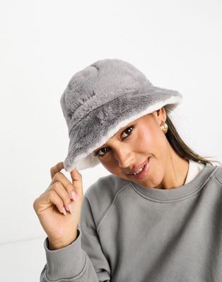 Tommy Jeans fuzzy bucket hat in ecru white - ASOS Price Checker