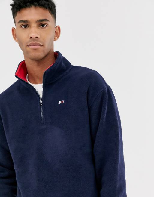 Tommy jeans half clearance zip fleece