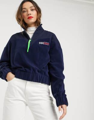 tommy jeans quarter zip