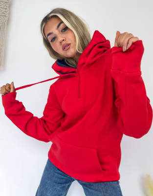 tommy jeans red hoodie