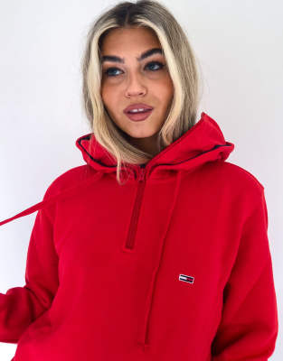 red tommy jeans hoodie