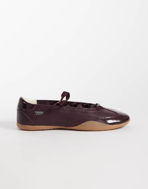 Tommy Jeans - Fusion - Zapatillas de deporte burdeos de cuero auténtico premium - view 1