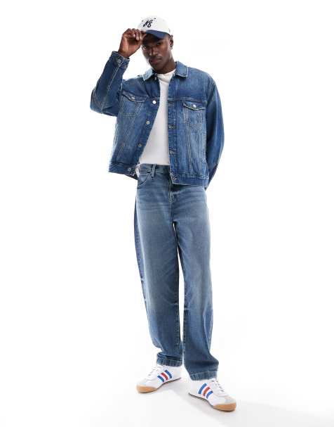 Tommy Jeans Game Day denim jacket in indigo wash - view 1