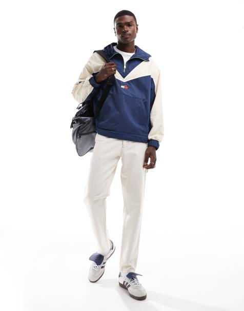 Tommy Jeans Game Day pullover jacket in navy - view 1