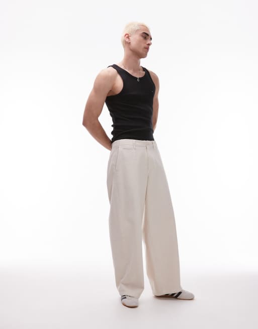 Tommy Jeans - Geribbeld hemd met klein vlaglogo in zwart, 4 van 4