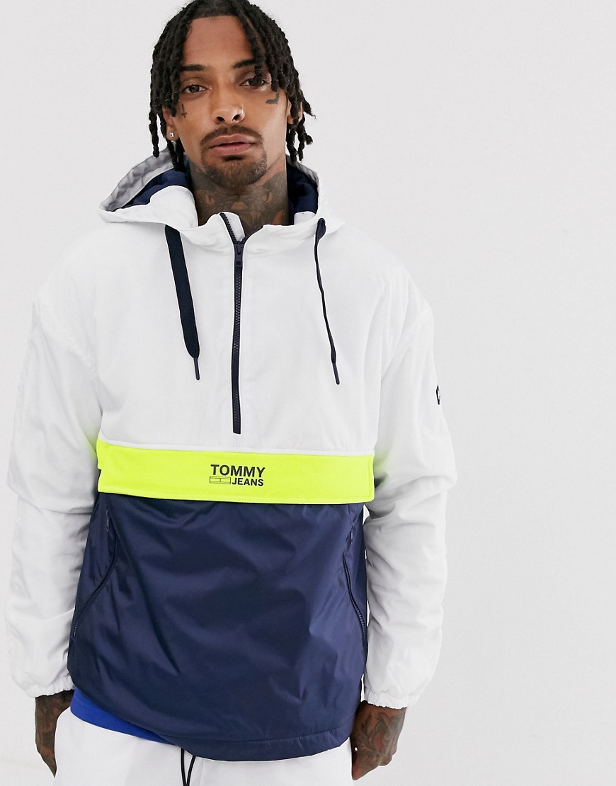 Tommy Jeans - Giacca coloublock-Bianco
