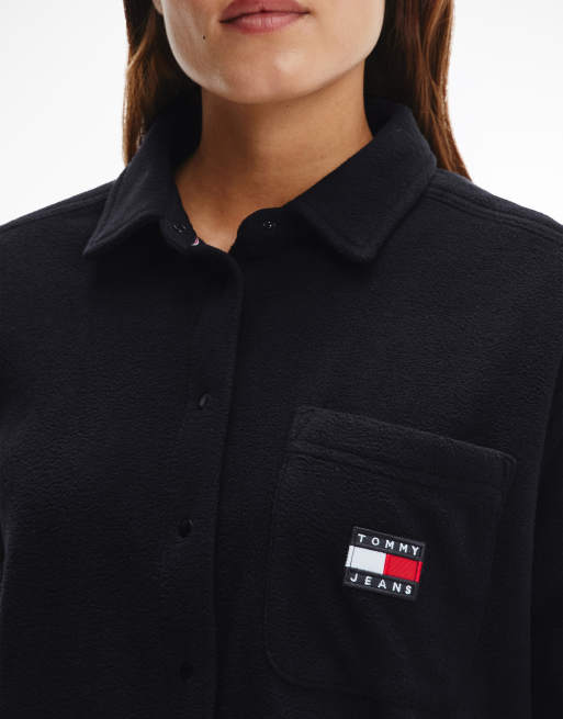 Tommy Jeans - Giacca nera in pile, 2 di 4