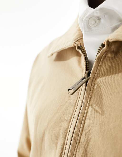 Tommy Jeans - Giacca vestibilità classica in cotone color sabbia, 4 di 4
